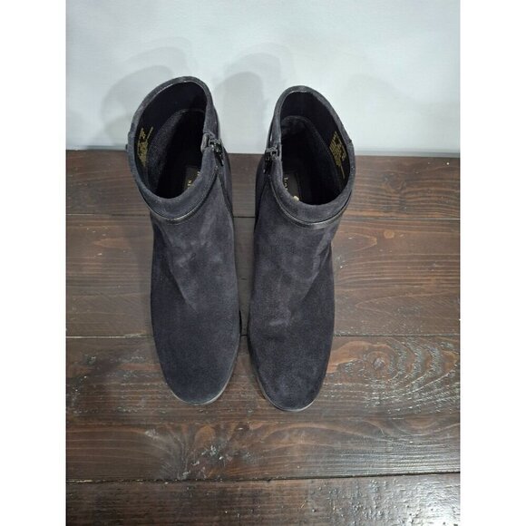 Kate Spade New York Madison  Black Suede Leather Booties/Pre-owned, Sz. 9B EUC - Picture 7 of 12